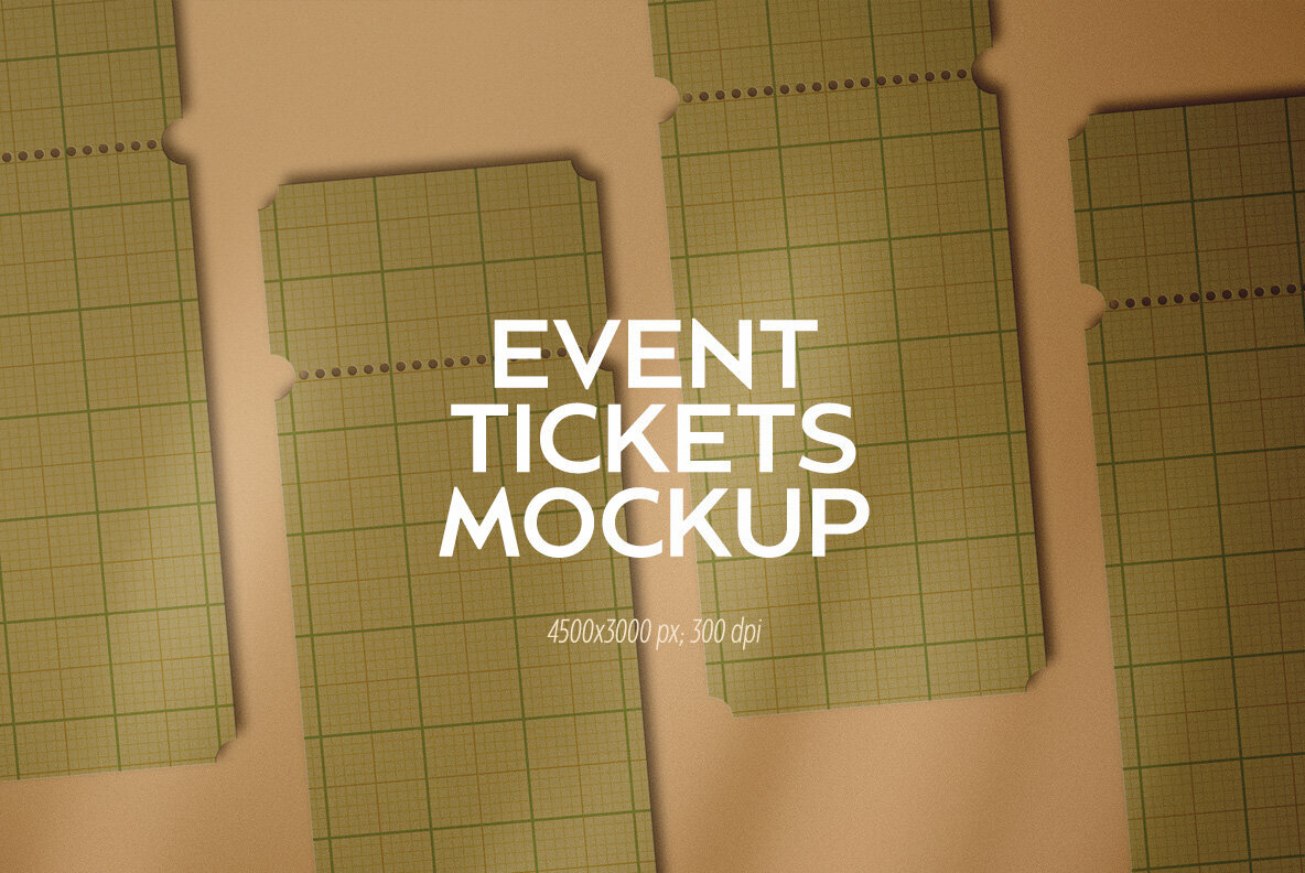 Event Tickets Mockup 1
