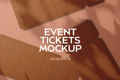 Event Tickets Mockup