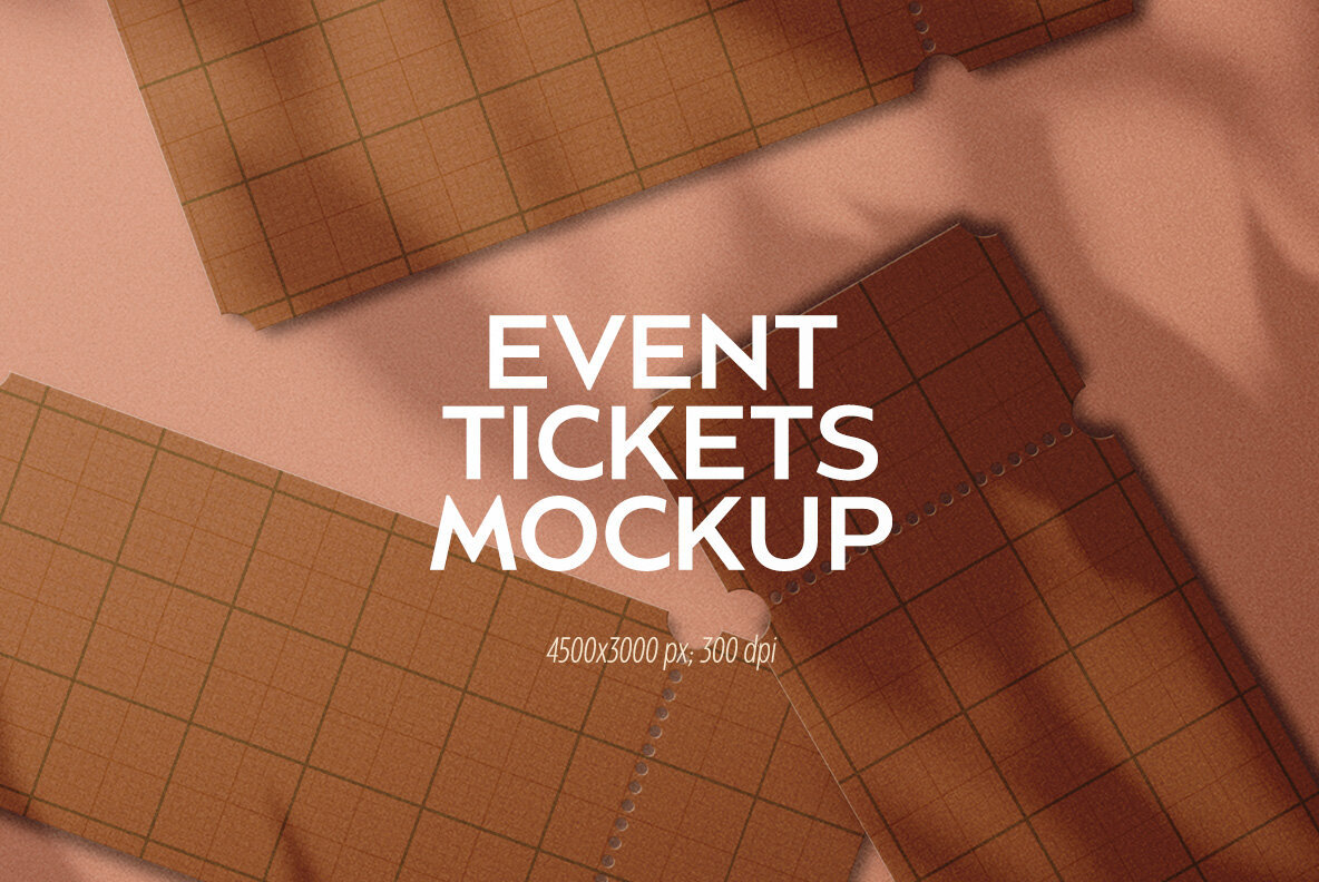 Event Tickets Mockup 1