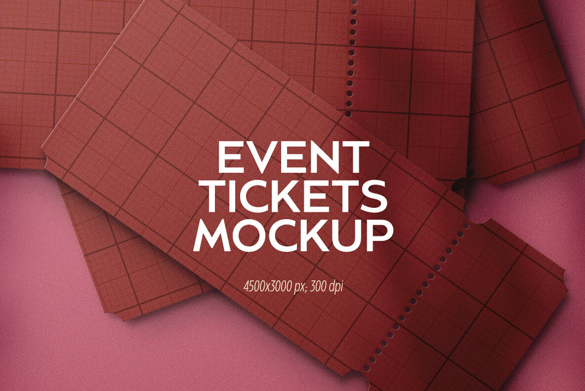 Event Tickets Mockup 1