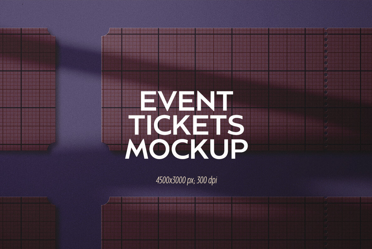 Event Tickets Mockup 1