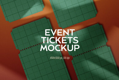 Event Tickets Mockup