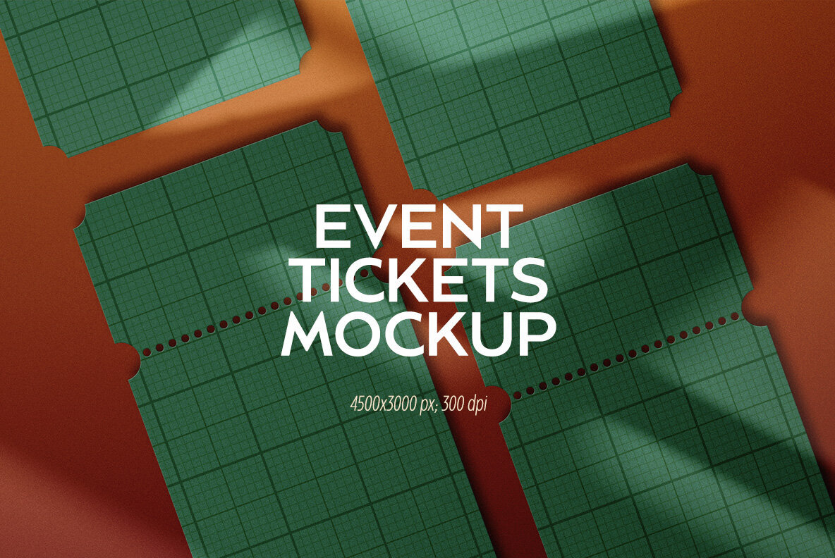 Event Tickets Mockup 1