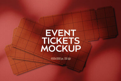 Event Tickets Mockup