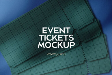Event Tickets Mockup