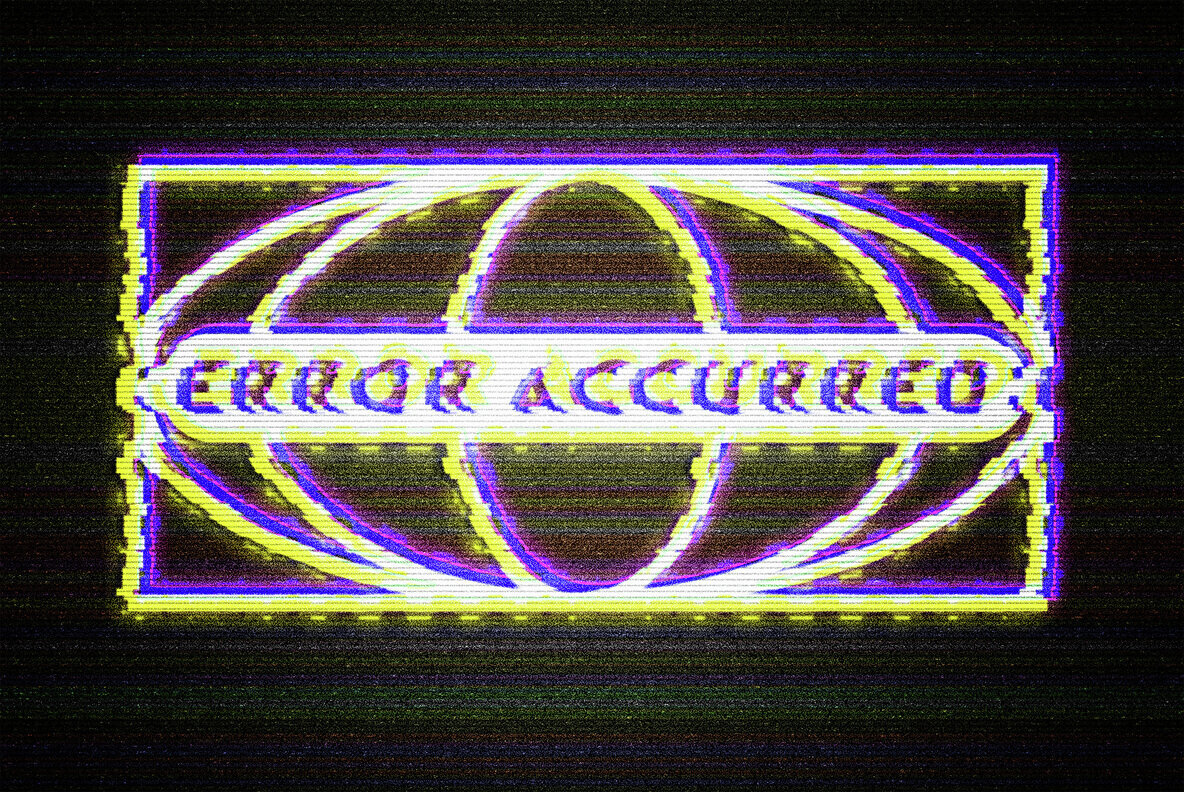 VHS Error Glitch Effect 3