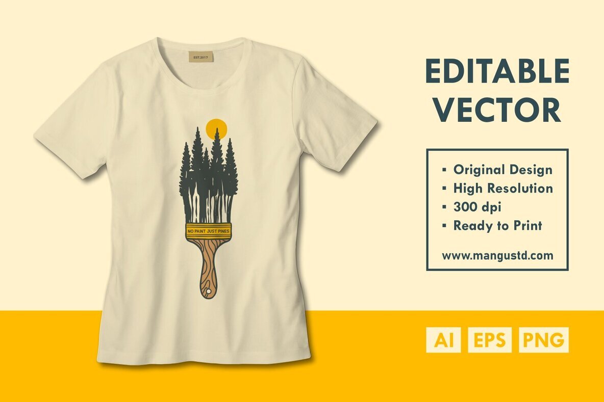 No Paint Just Pines 2