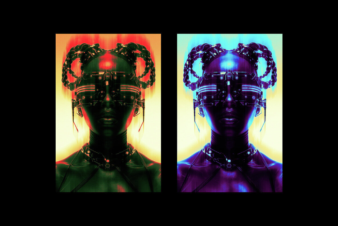 Cyber Motion Photo Effect 2