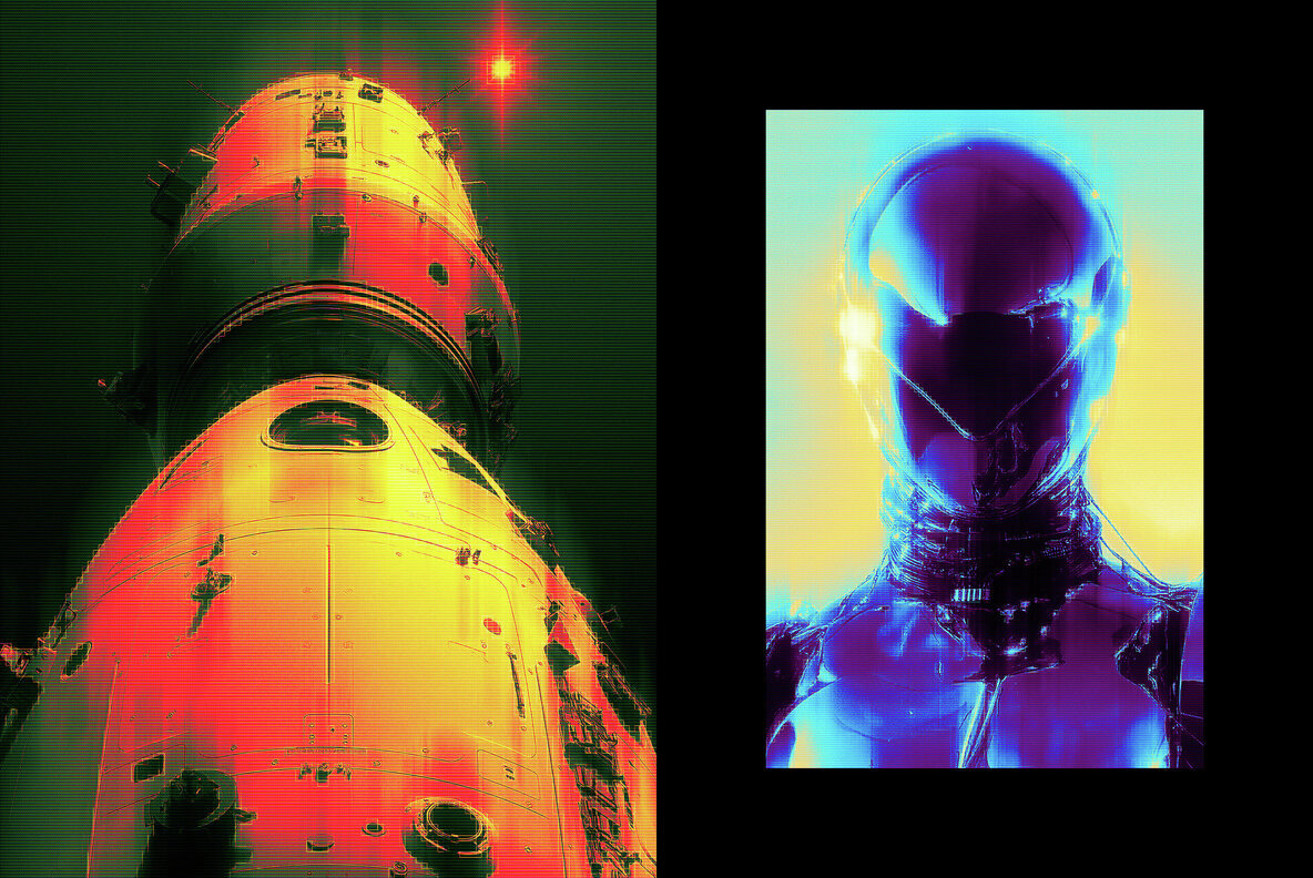 Cyber Motion Photo Effect 3