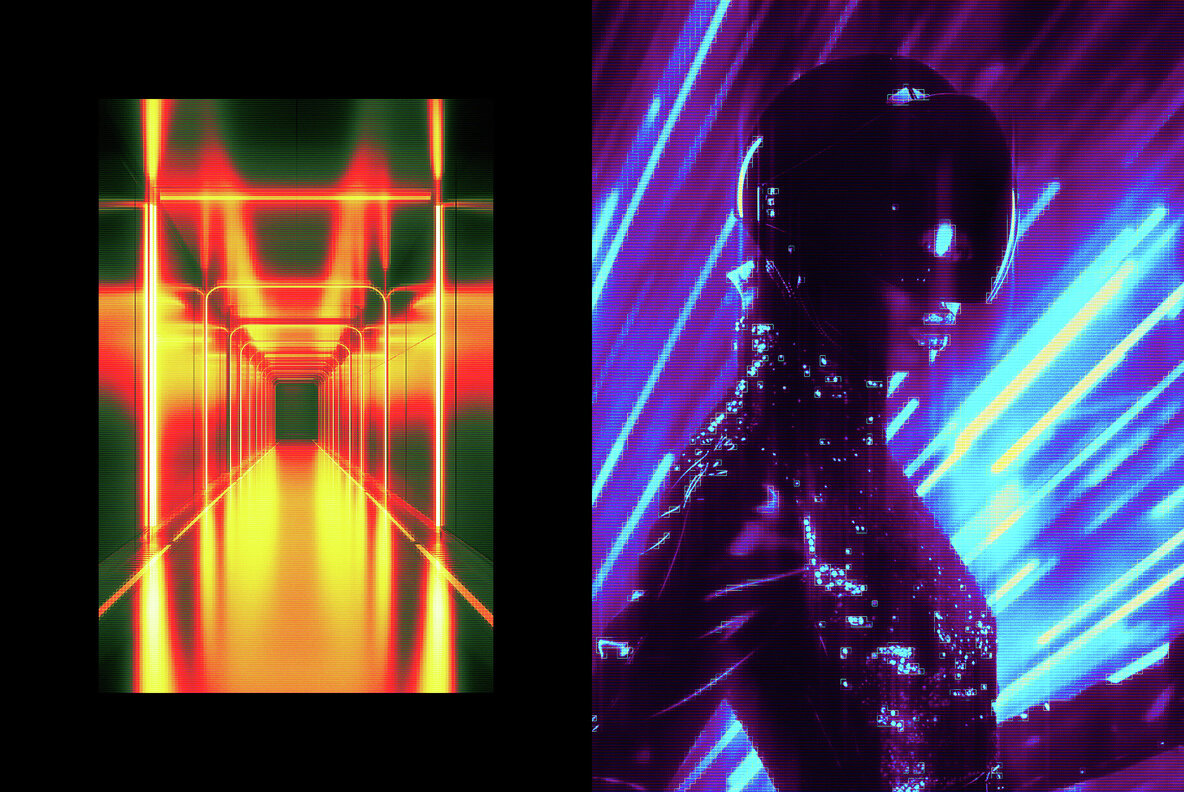 Cyber Motion Photo Effect 5