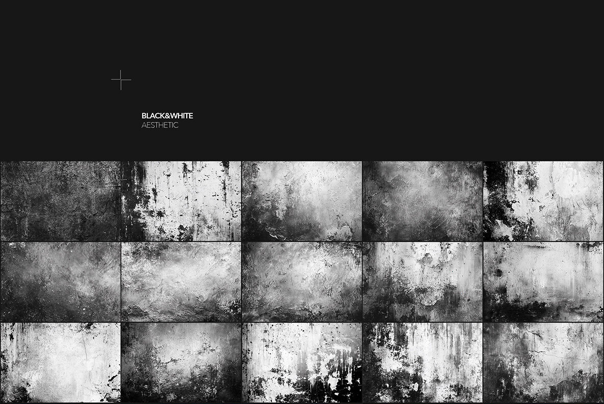 Grunge Black and White Textures 2