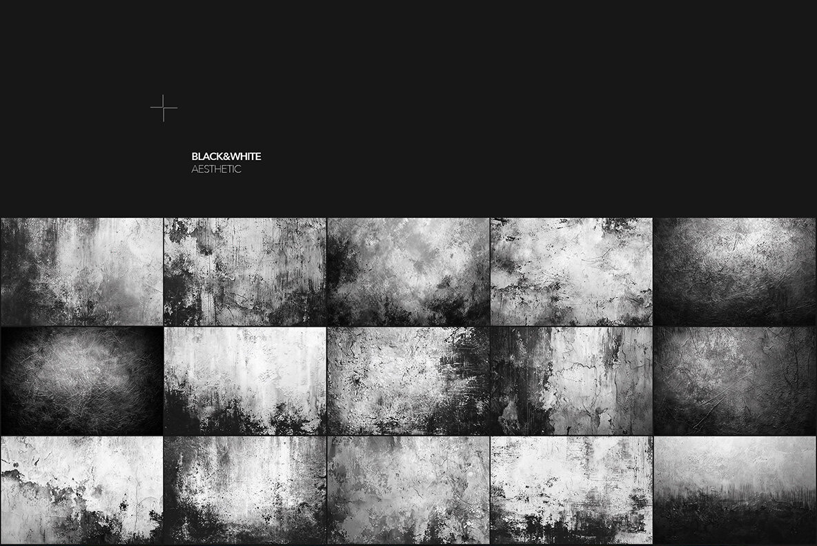 Grunge Black and White Textures 8