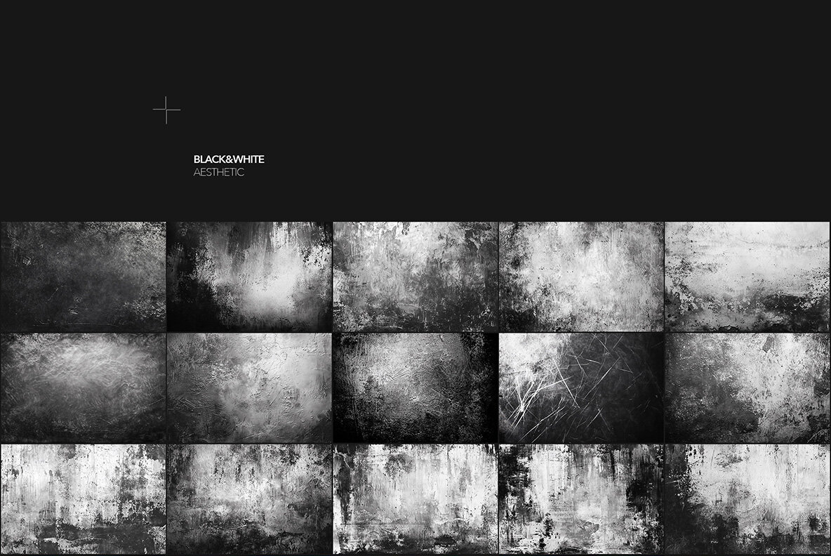 Grunge Black and White Textures 10