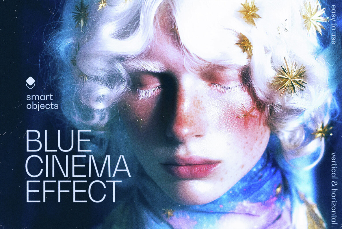 Blue Cinema Photo Effect 1