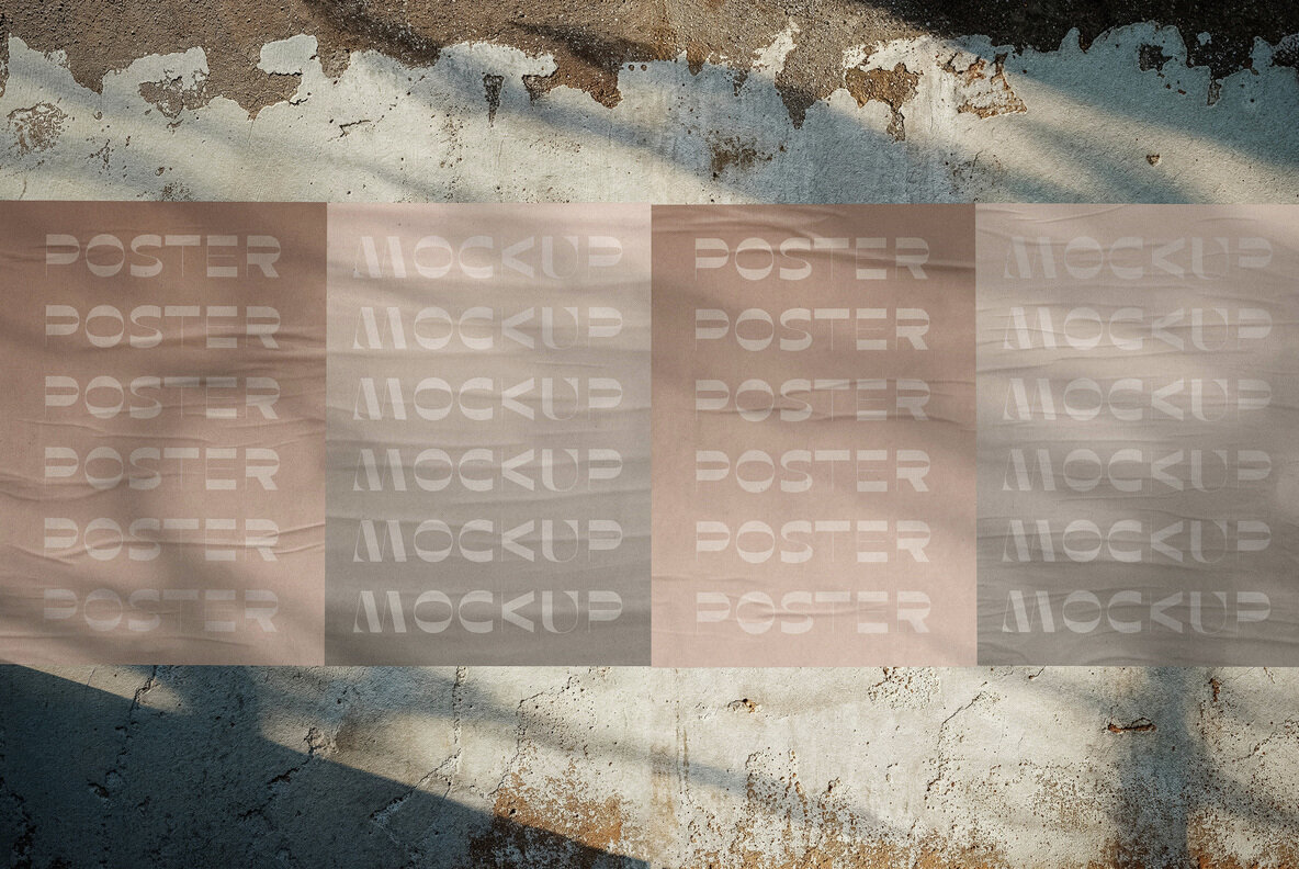 4 A4 Posters Mockup 2