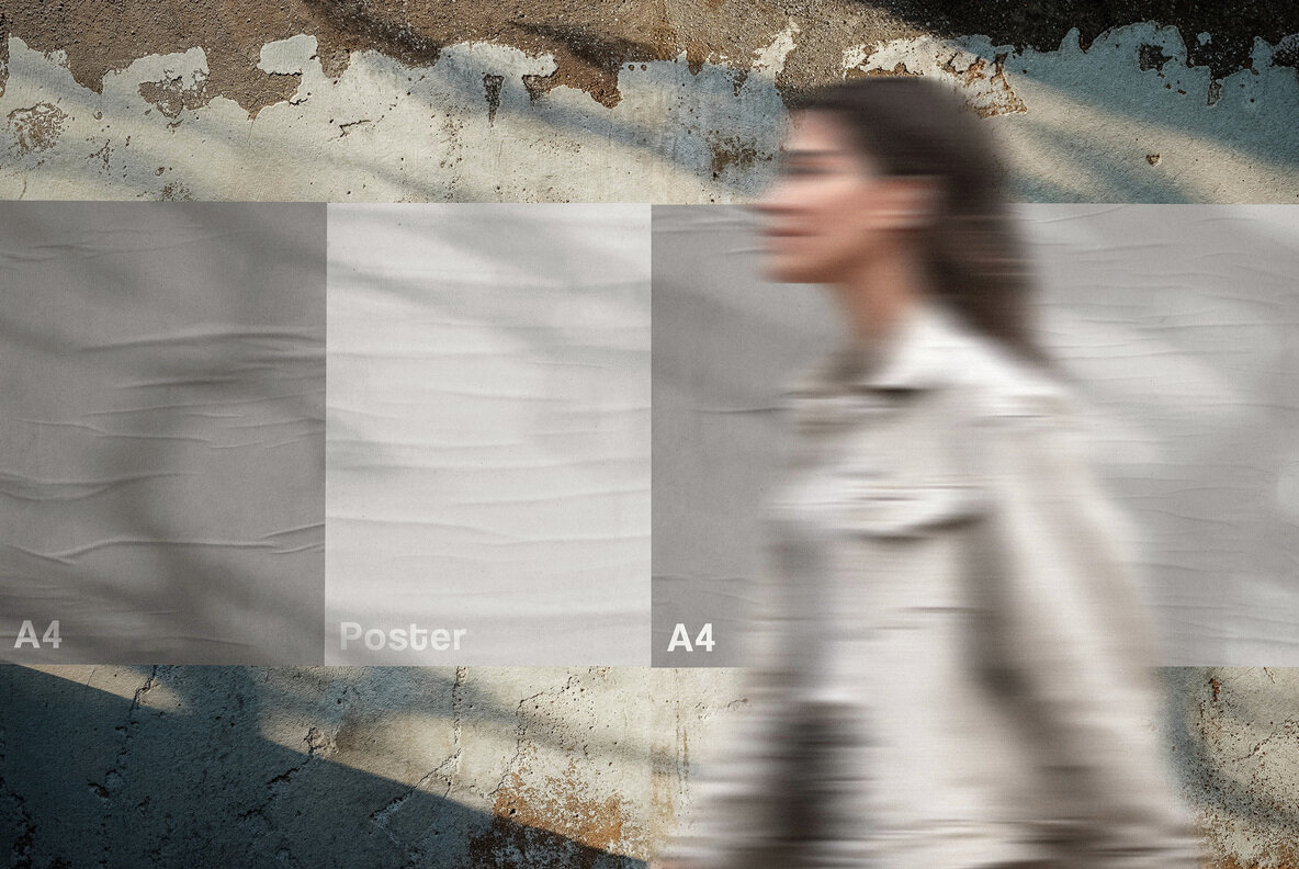 4 A4 Posters Mockup 4
