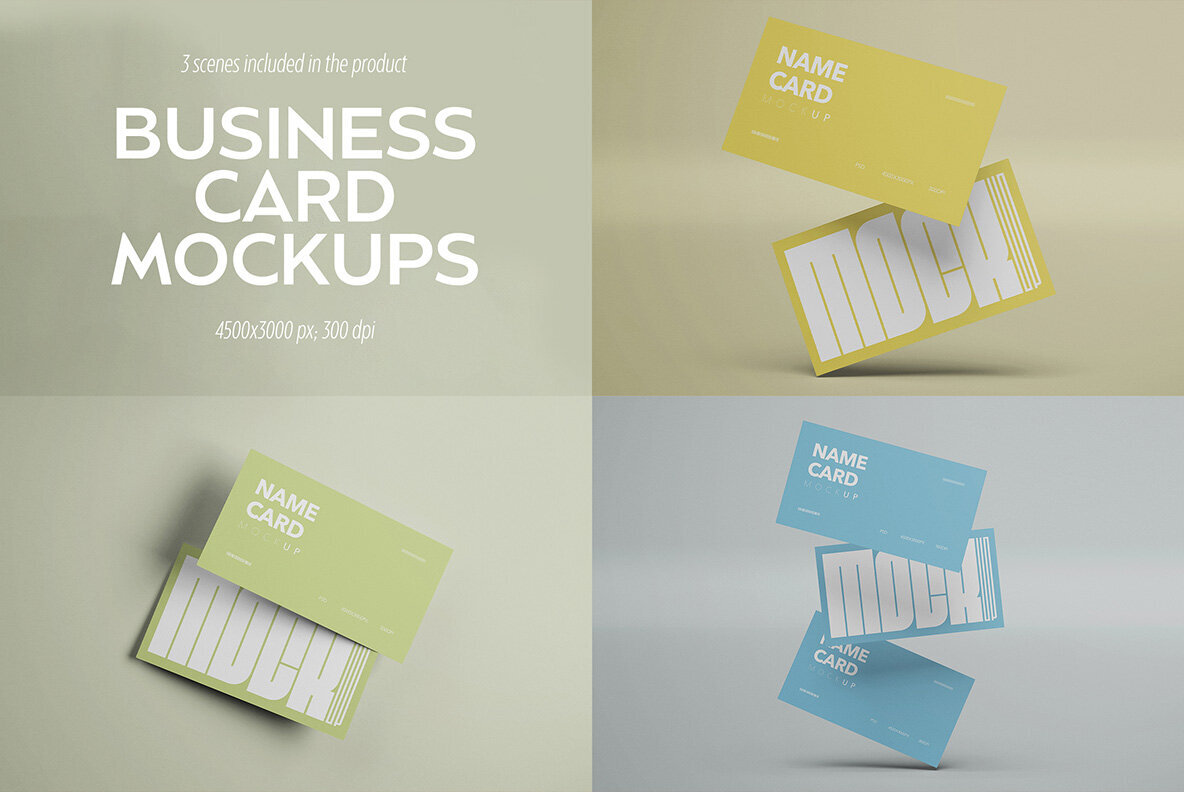 Business Card Mockups 1