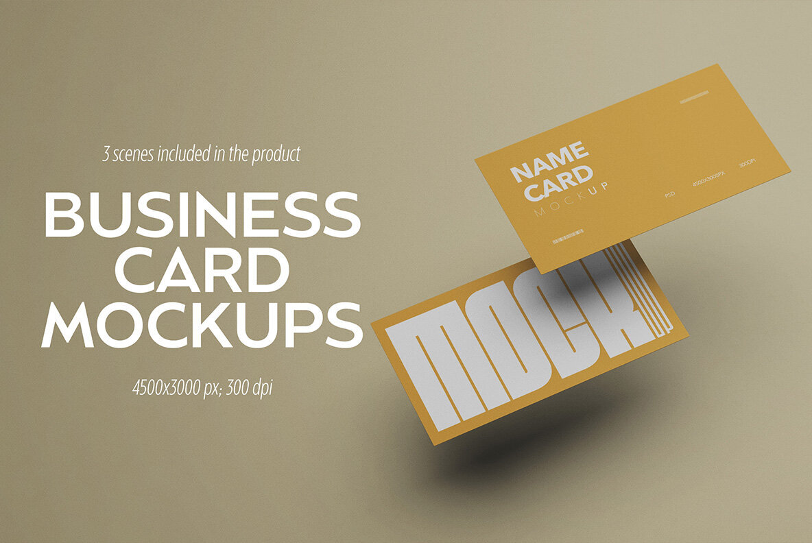 Business Card Mockups 1
