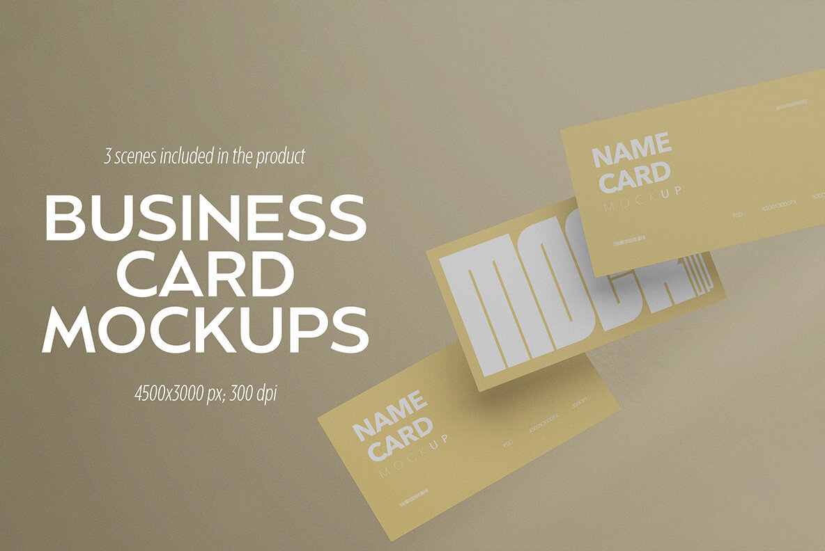 Business Card Mockups 1