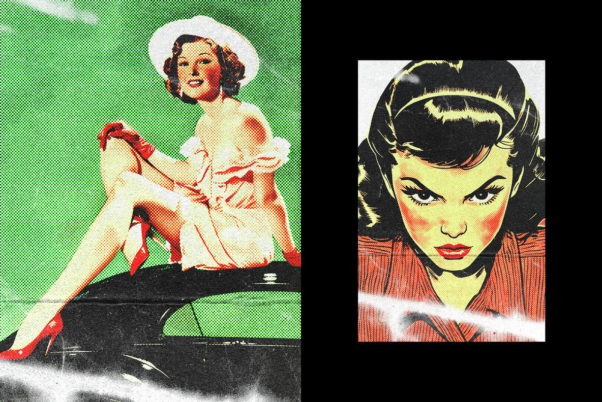 Grunge Print Photo Effect 6