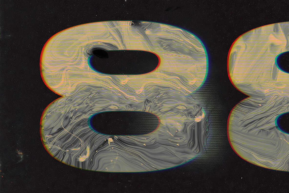 Neon Blurry Text Effect 3