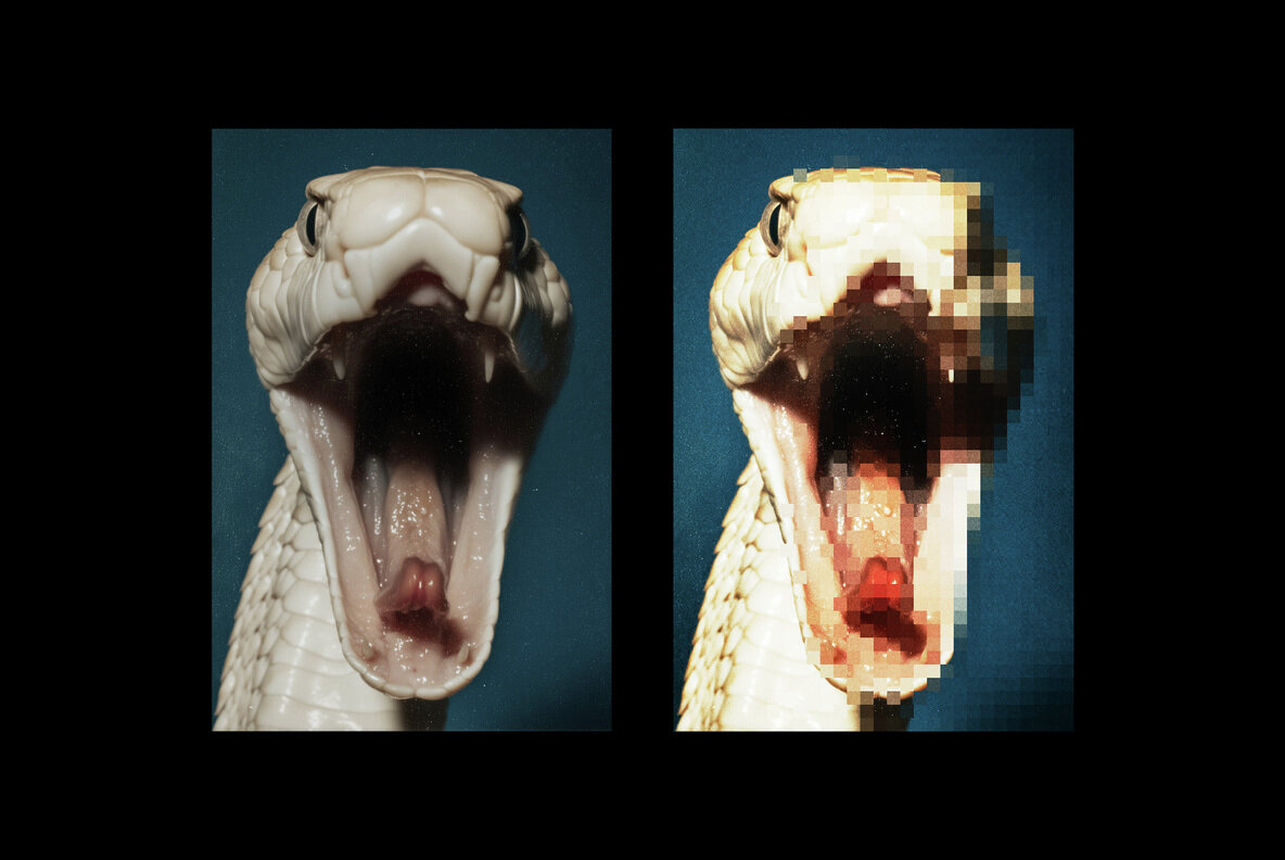 Pixels Overlay Photo Effect 6