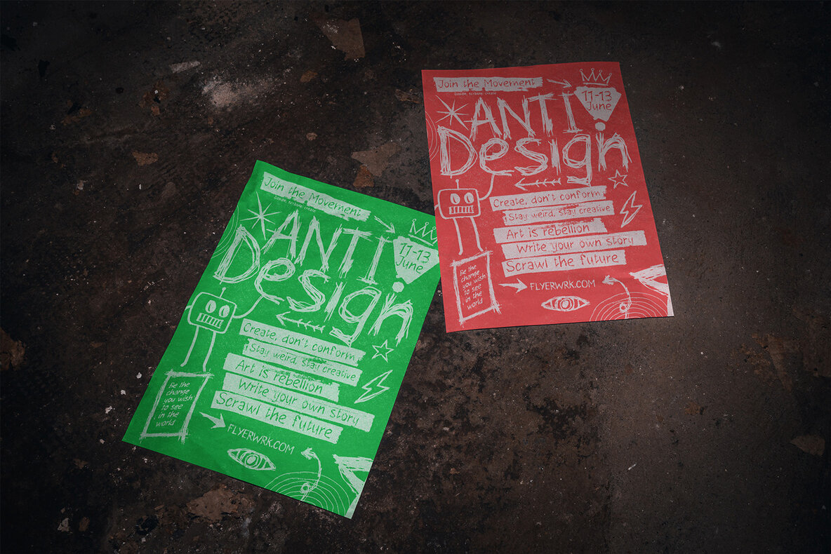 Basement Poster Mockup Bundle 6