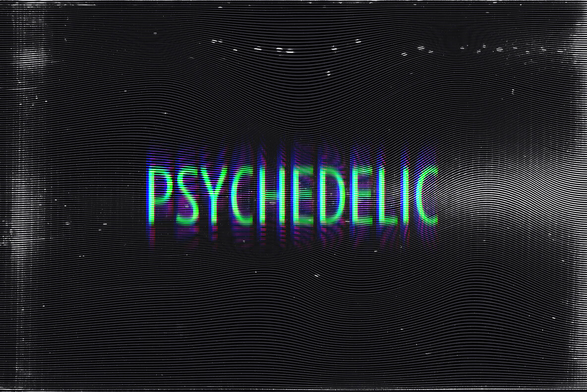Dissolving Psychedelic Text Effect 5