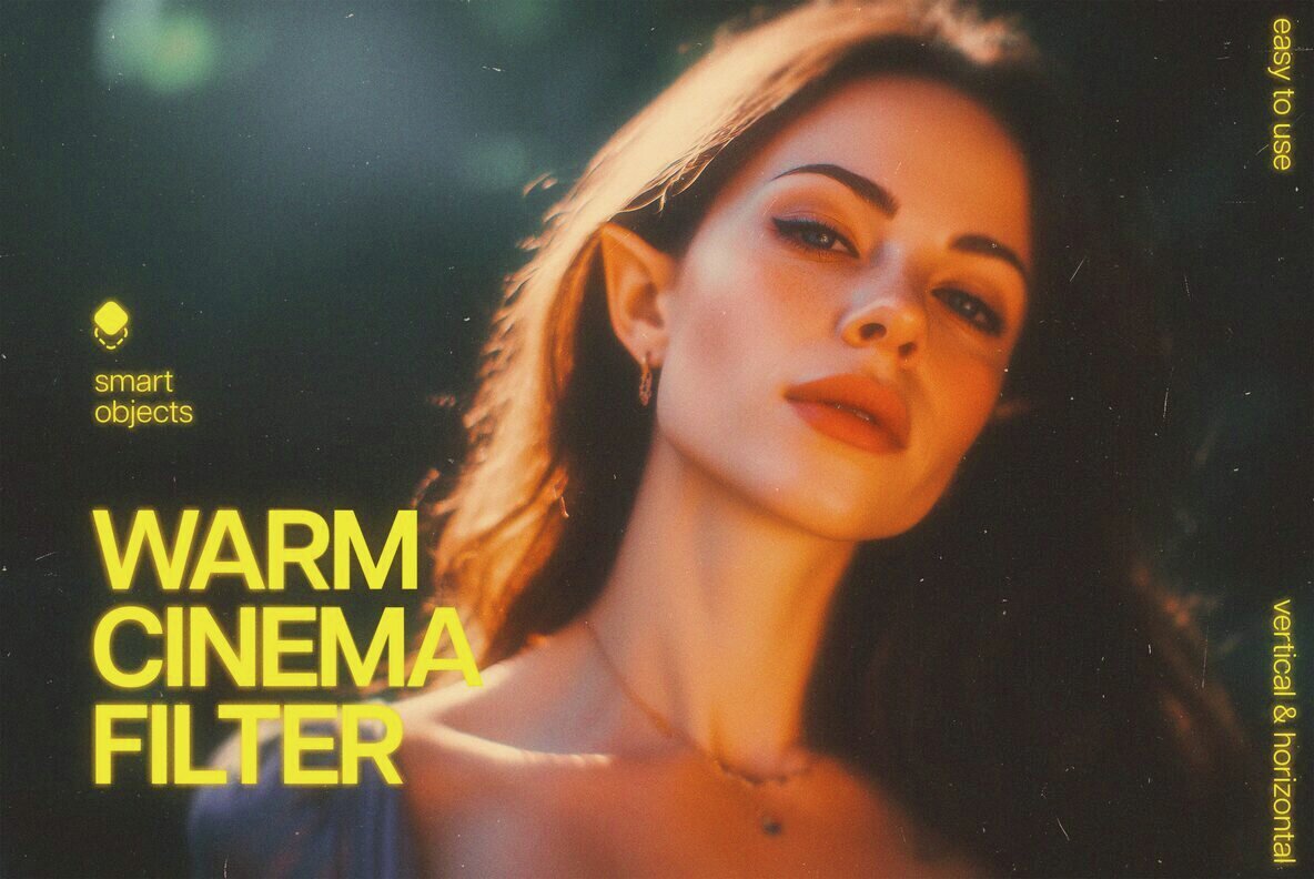 Warm Cinema Filter Photo Effect 1