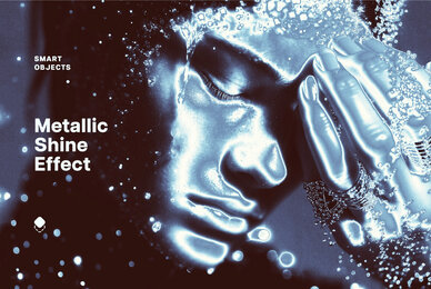 Metallic Shine Photo Effect