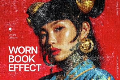 Worn Book Photo Effect