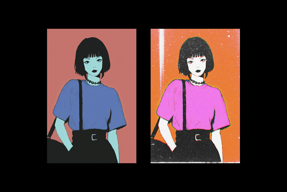 Grunge Print Effect 2