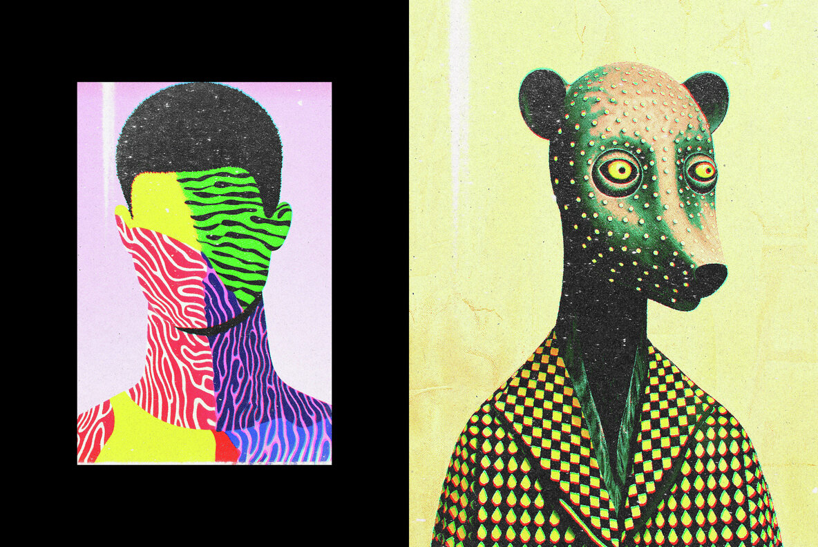 Grunge Print Effect 4