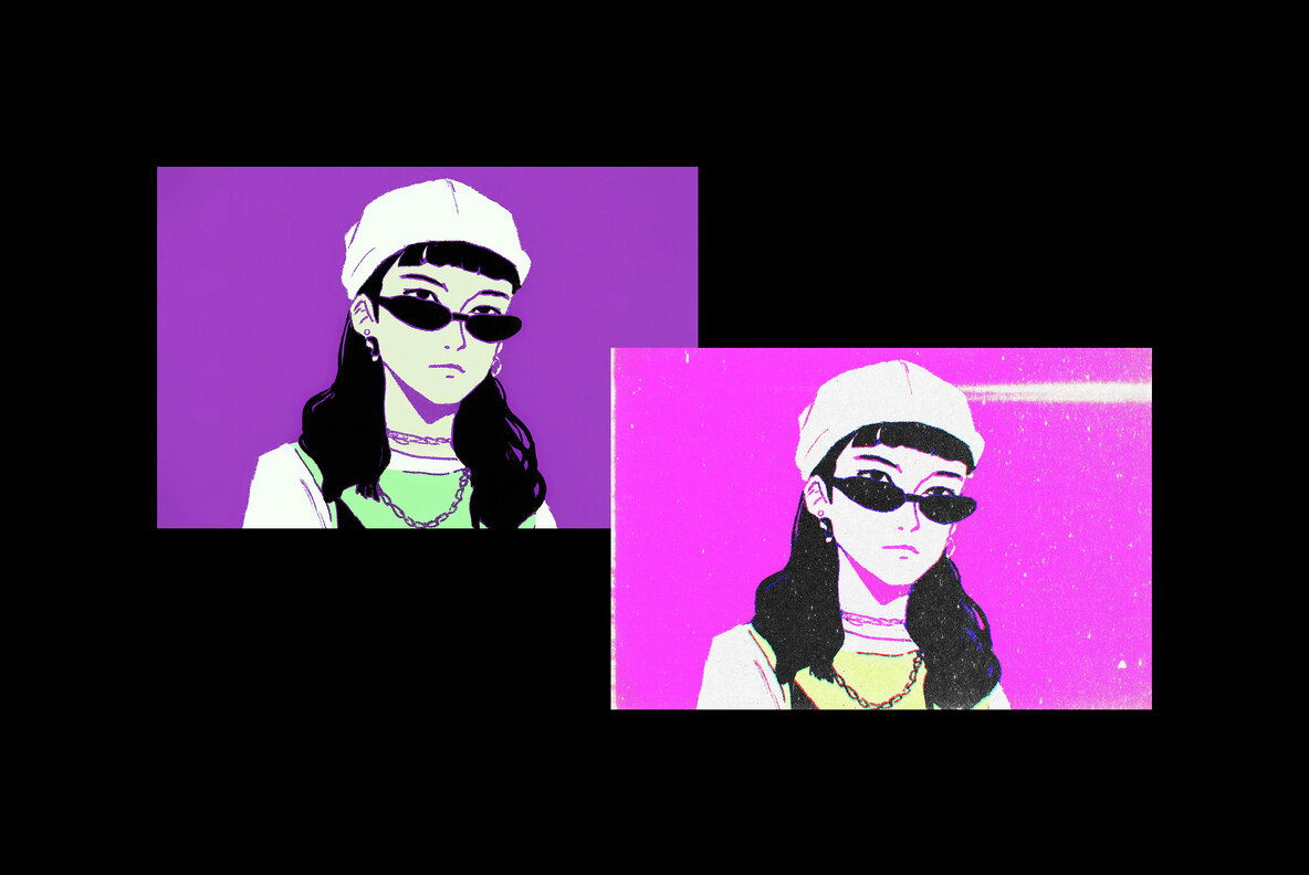 Grunge Print Effect 6