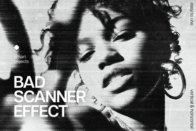 Bad Scanner Photo Effect