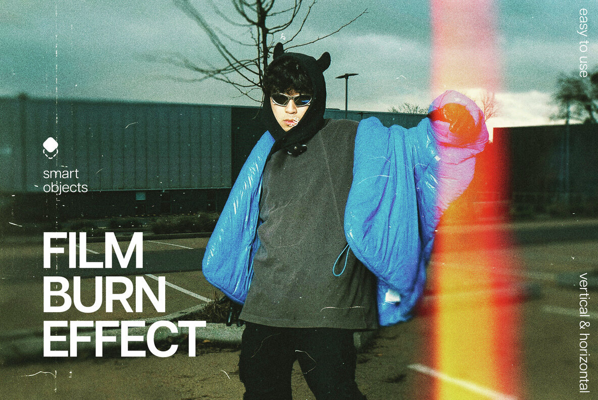 Film Burn Photo Effect 1