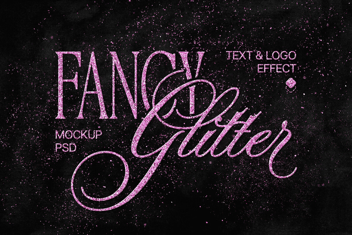 Glam Glitter Text and Logo Effect 1