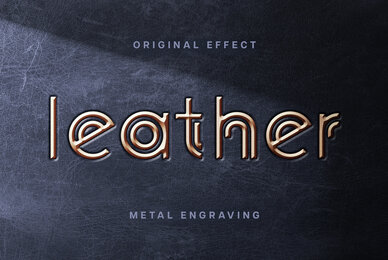 Metal Engraving Mockup