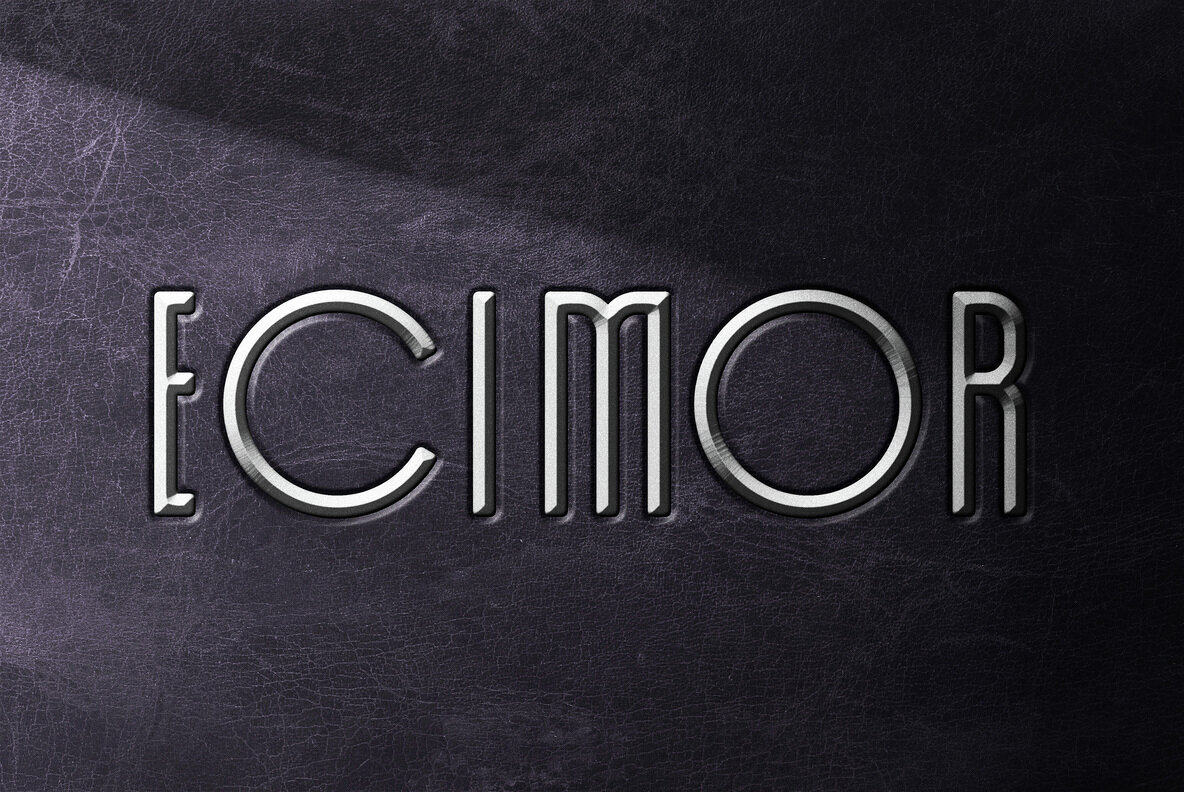 Metal Engraving Mockup 3