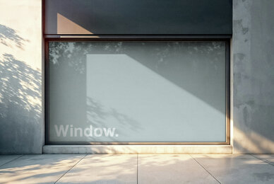 Window Billboard Mockup