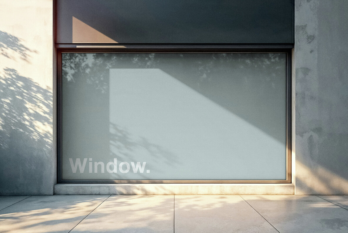 Window Billboard Mockup 1