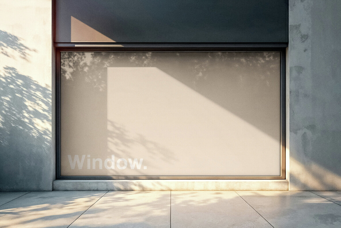 Window Billboard Mockup 2