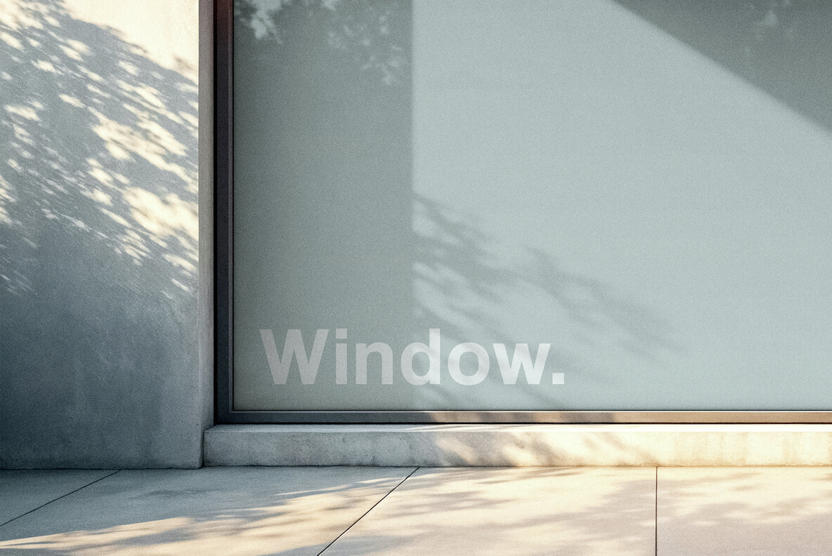 Window Billboard Mockup 3