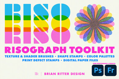 Risograph Toolkit for Photoshop