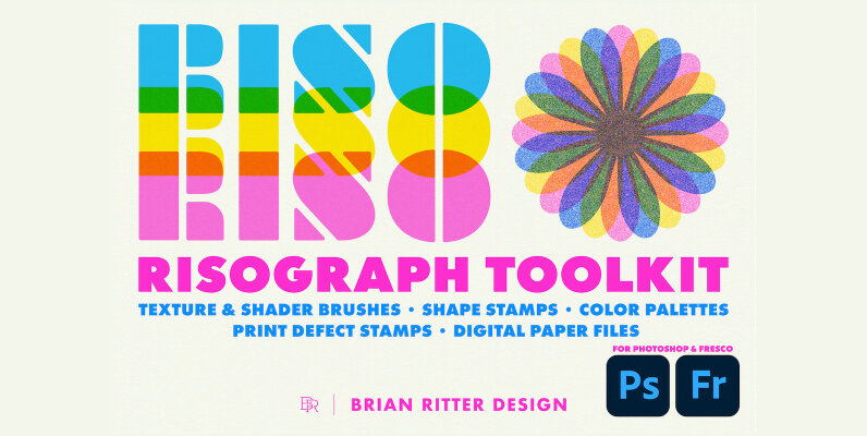 Risograph Toolkit for Photoshop