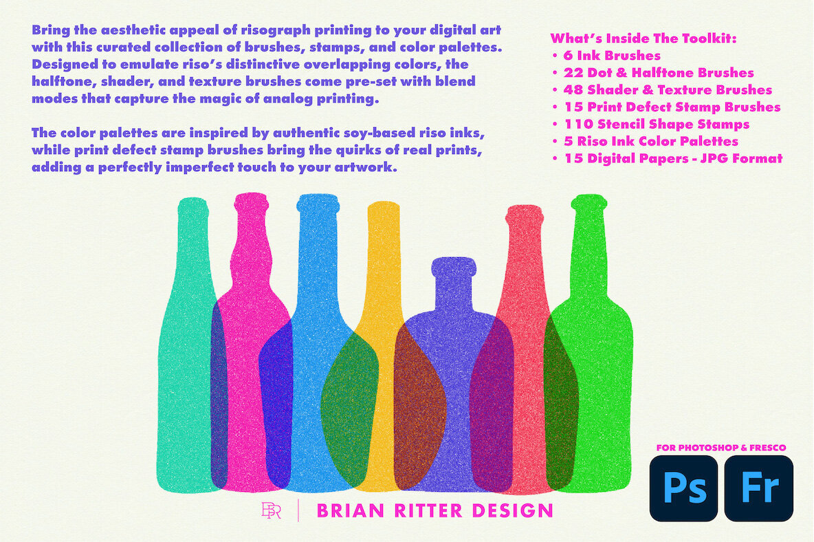 Risograph Toolkit for Photoshop 2