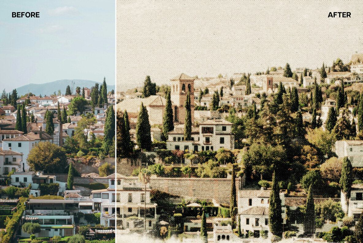 Grunge Postcard Photo Effect 3