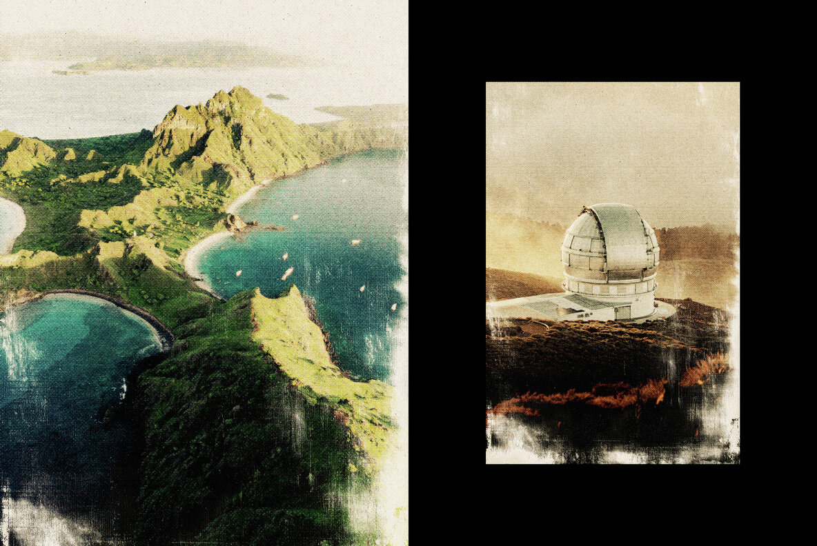 Grunge Postcard Photo Effect 6