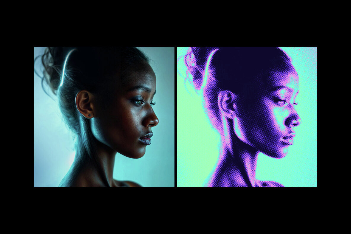 Neon Pixels Photo Effect 4