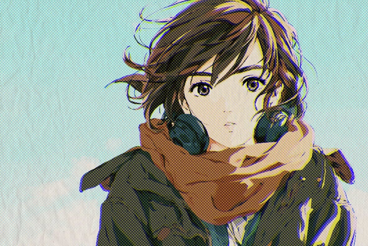 Retro Halftone Design Effect 7